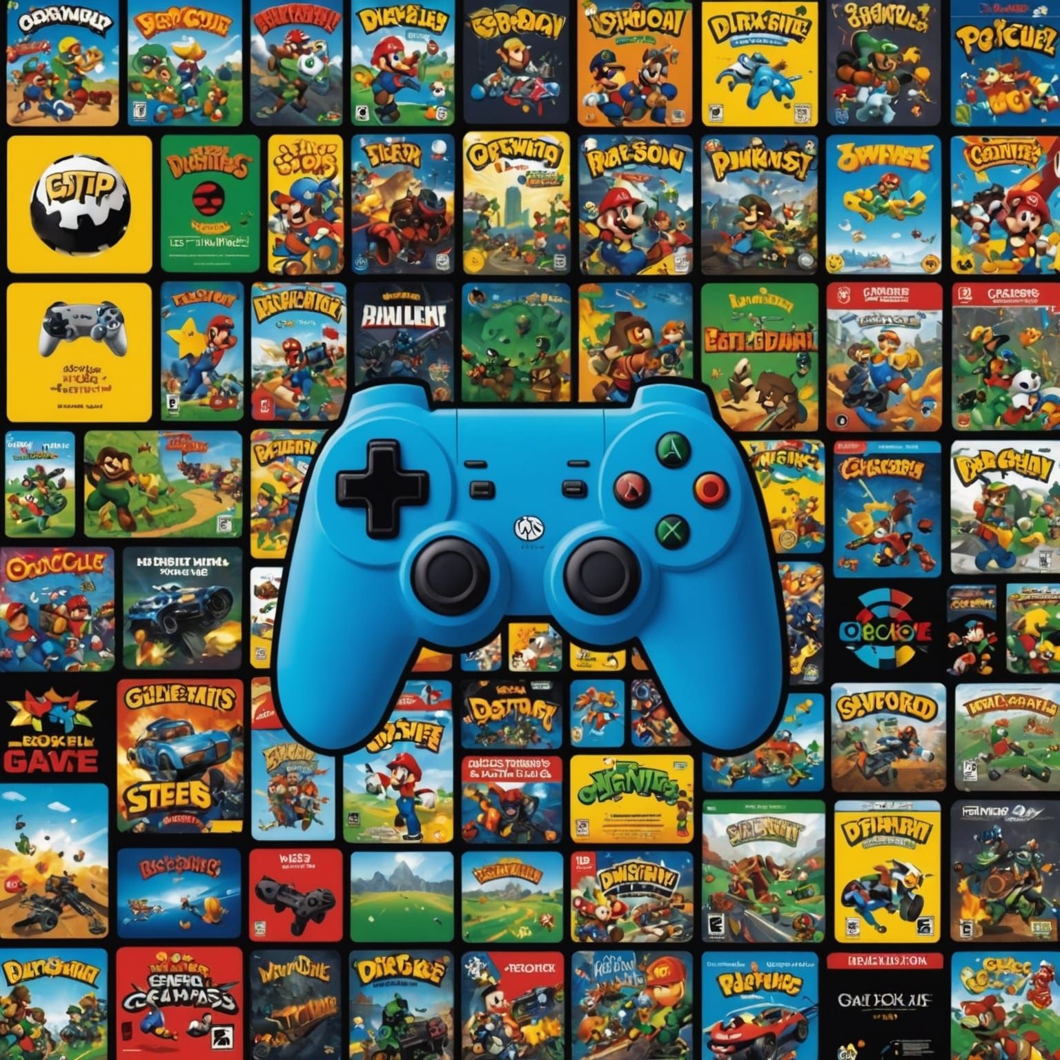 Assorted Video Games Collection