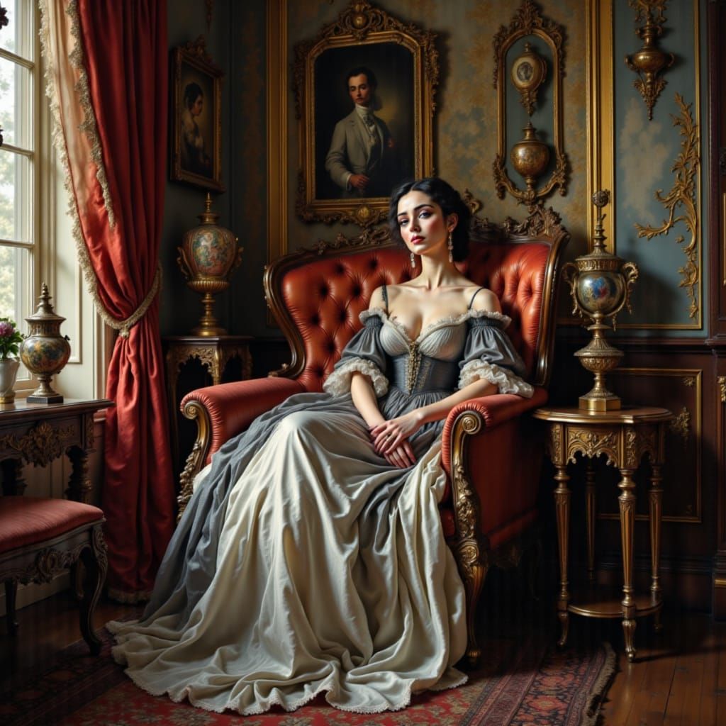 Baroque Beauty in Opulent Sitting Room