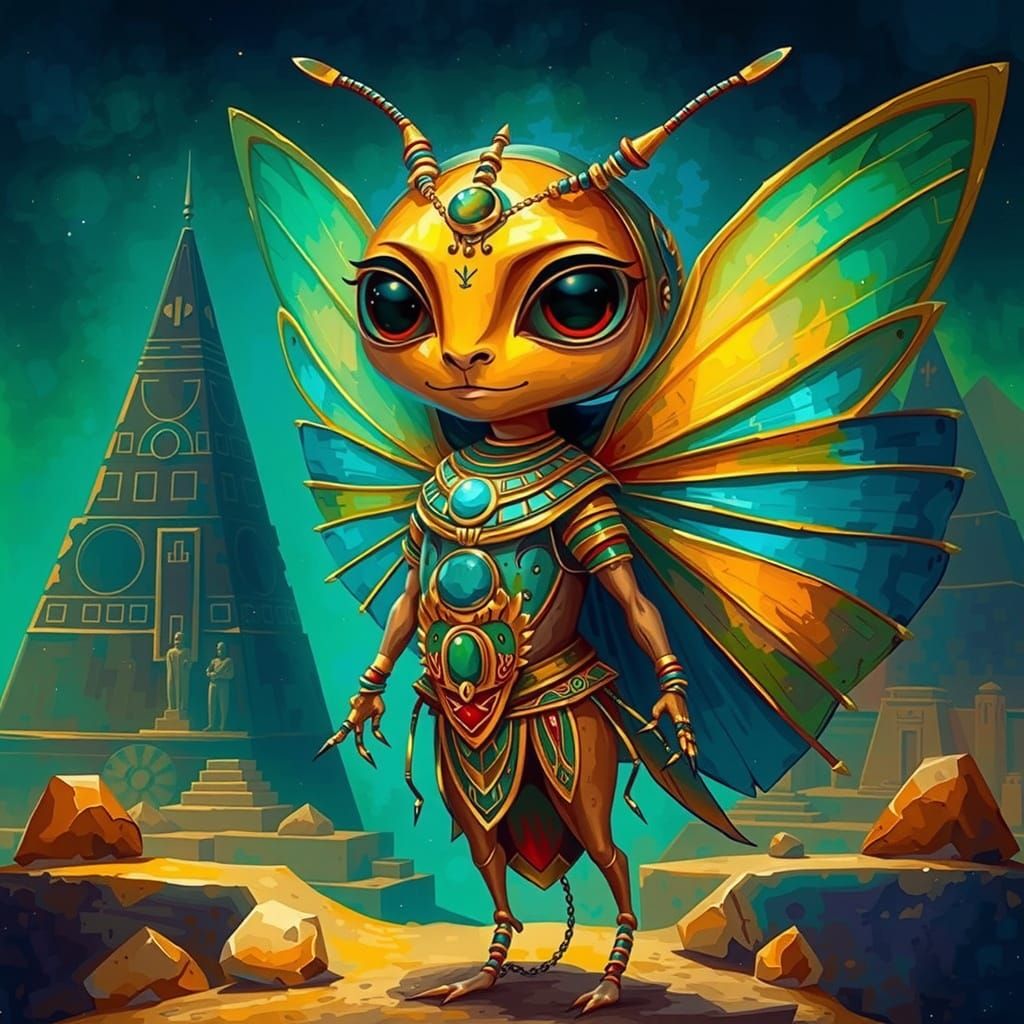 The  Egyptian scarab,.