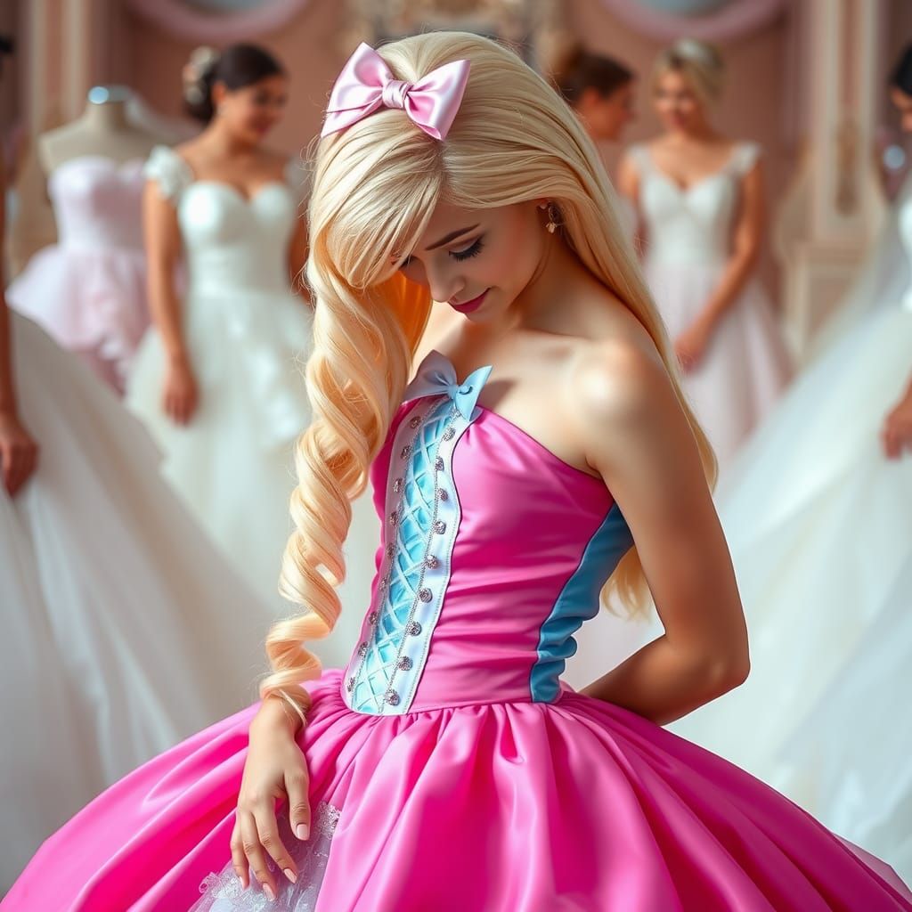 Boy in Quinceanera Gown Performs Graceful Curtsy