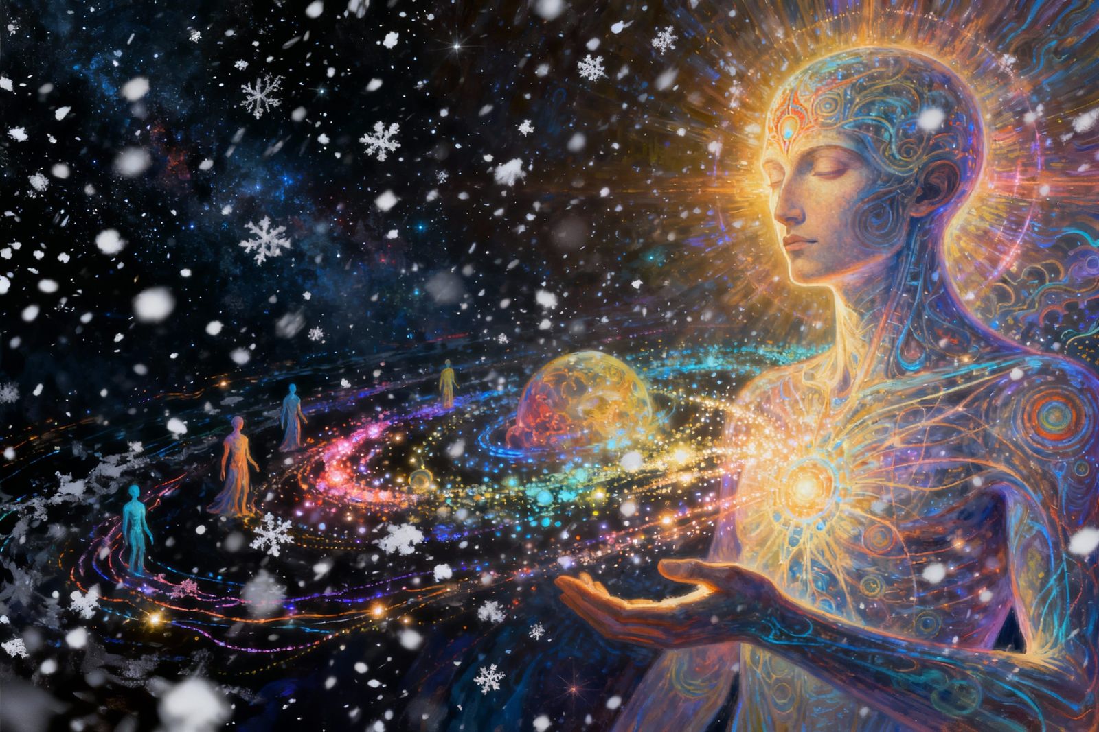 Awakened Seer's Vision of Energetic Reality