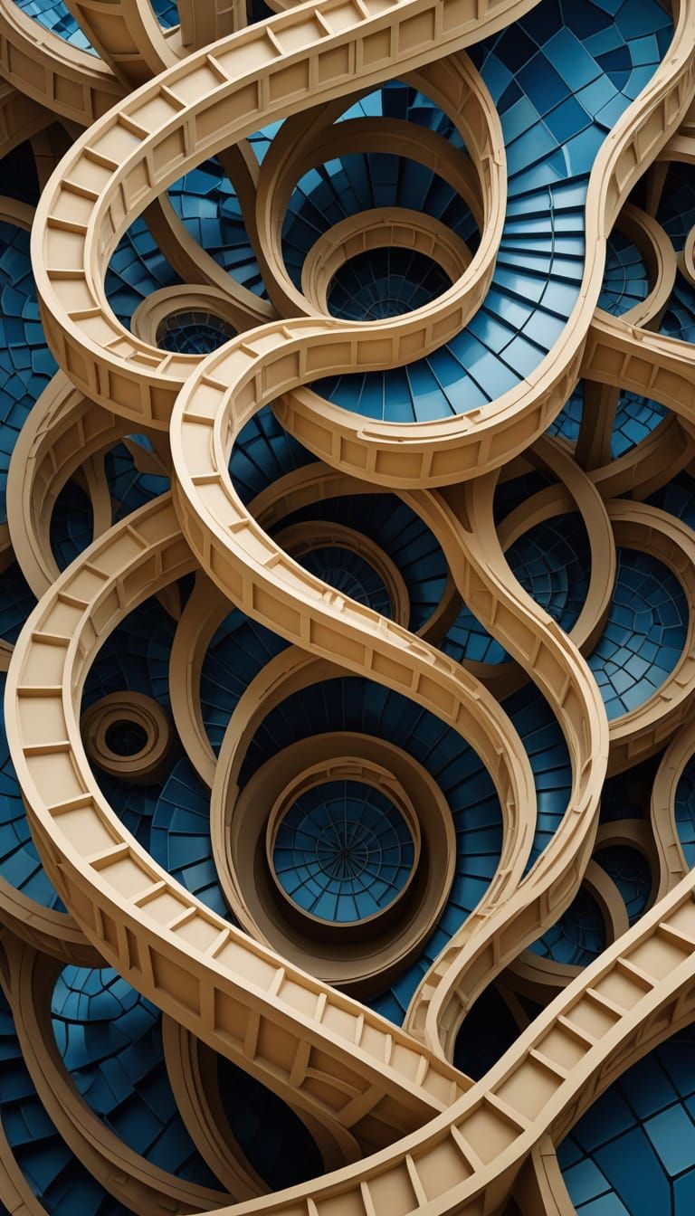 Surreal Digital Art in Vibrant Oil Painting Style