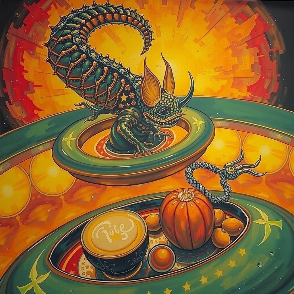 Maximalist Opulence: Triadic Colors in Dramatic Atmosphere