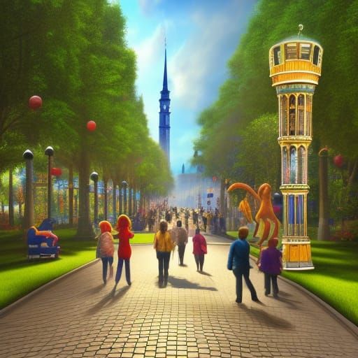 Entering the Fun Park