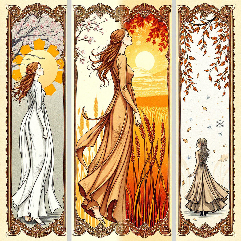 Enchanting Seasonal Bookmark Collection