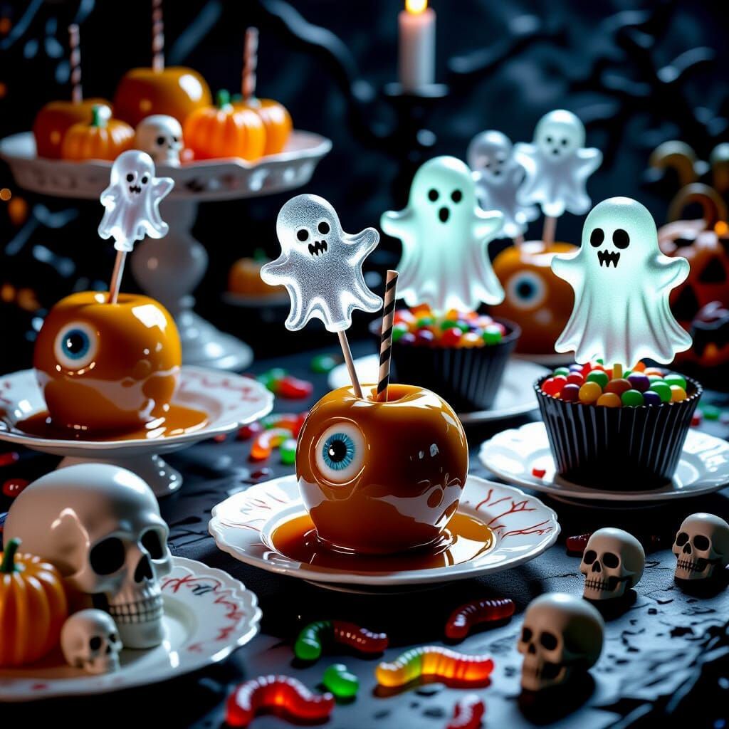 Sinister Halloween Treats: Disgusting Sweets Table