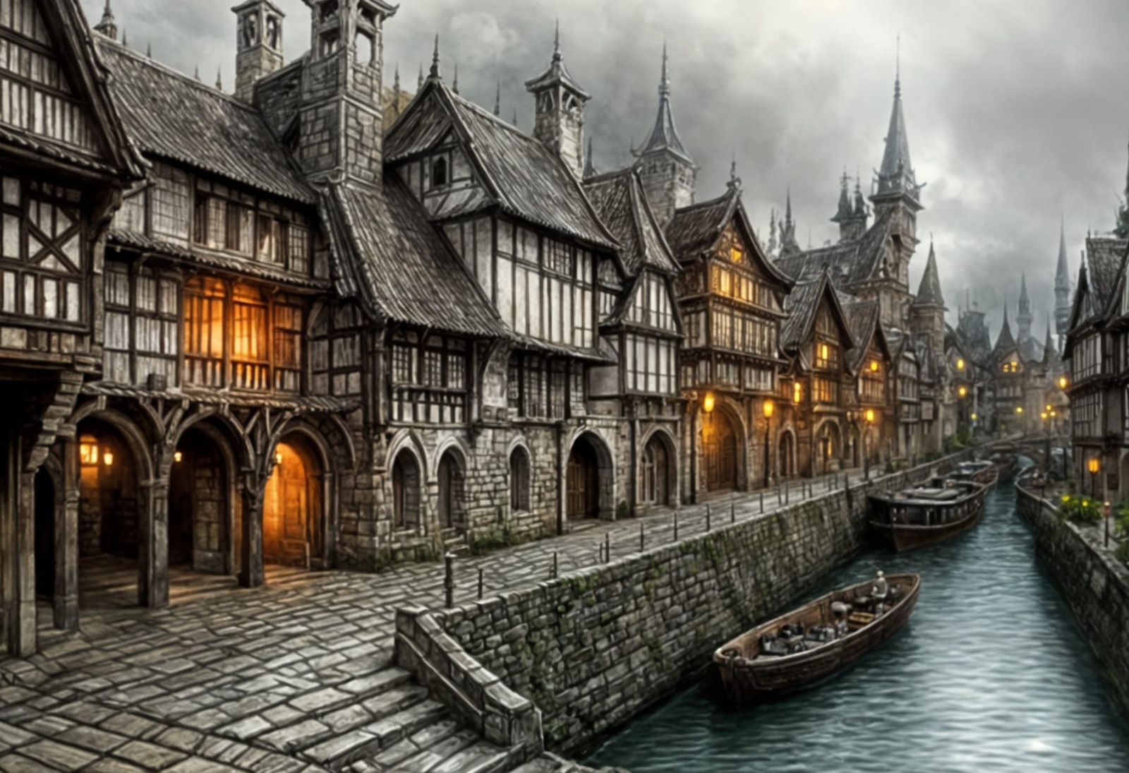 Vibrant Imperial Metropolis in Futuristic Style