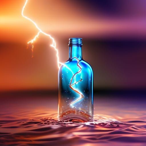 Lightning in a Bottle: Photorealistic 8K Image
