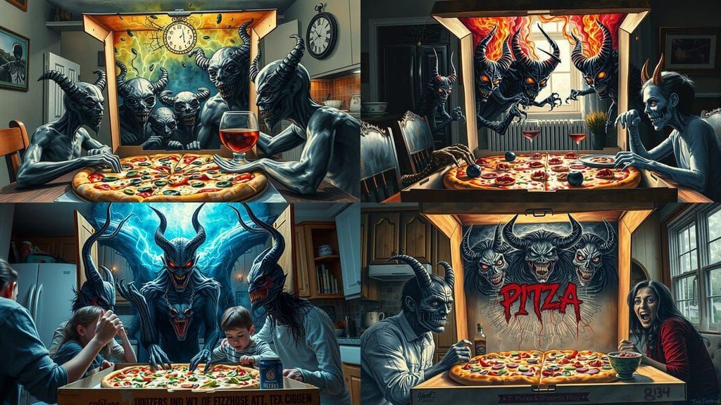 Pizza Box Portal Opens to a Demonic Dimension