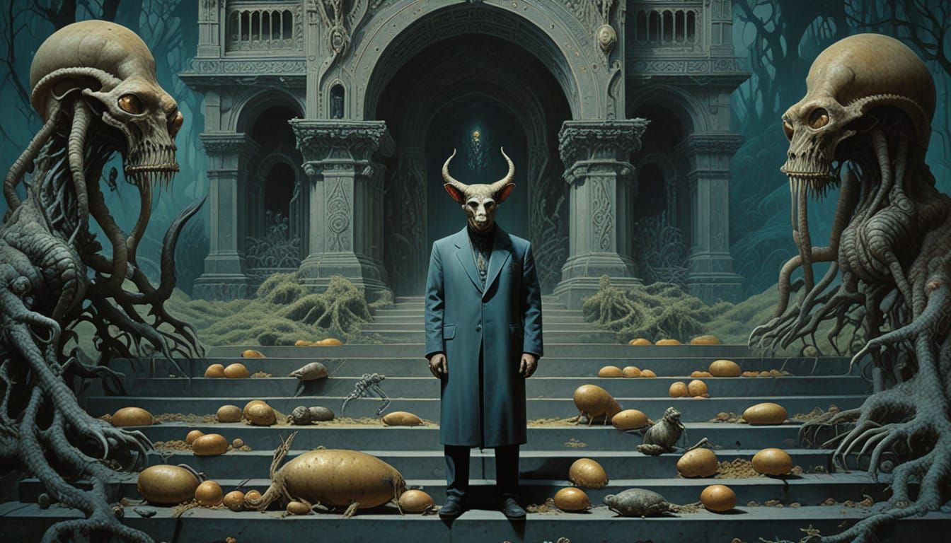 A Dadaist Philosopher Demands Lobotomy in a Surrealist Lands...