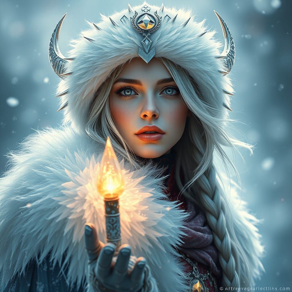 Ethereal Goddess of Frost and Winter