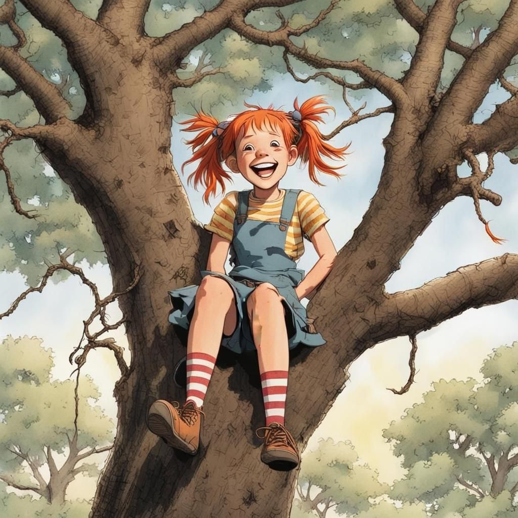 AI Generated Blue Pants Illustration