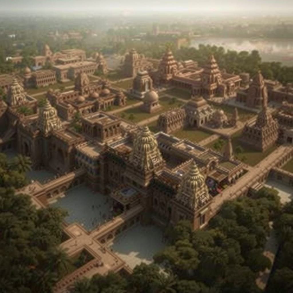 Great ancient Hindu urban City.