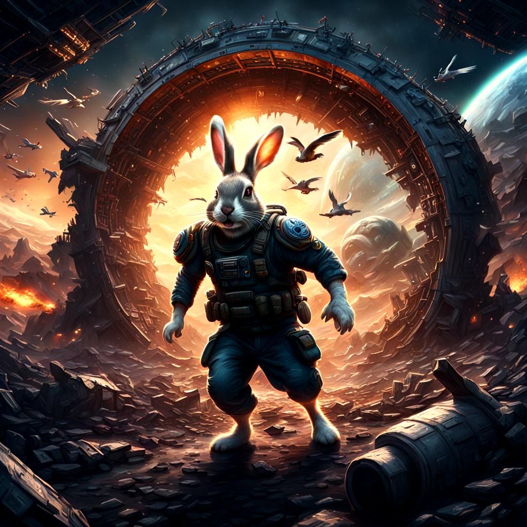 Epic MMA Death Fight: Evil Rabbit vs Space Duck