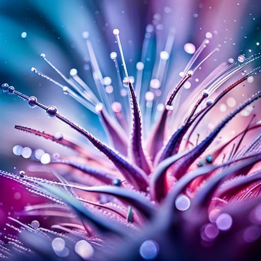 Telescopic Water Crystals Macro Photography