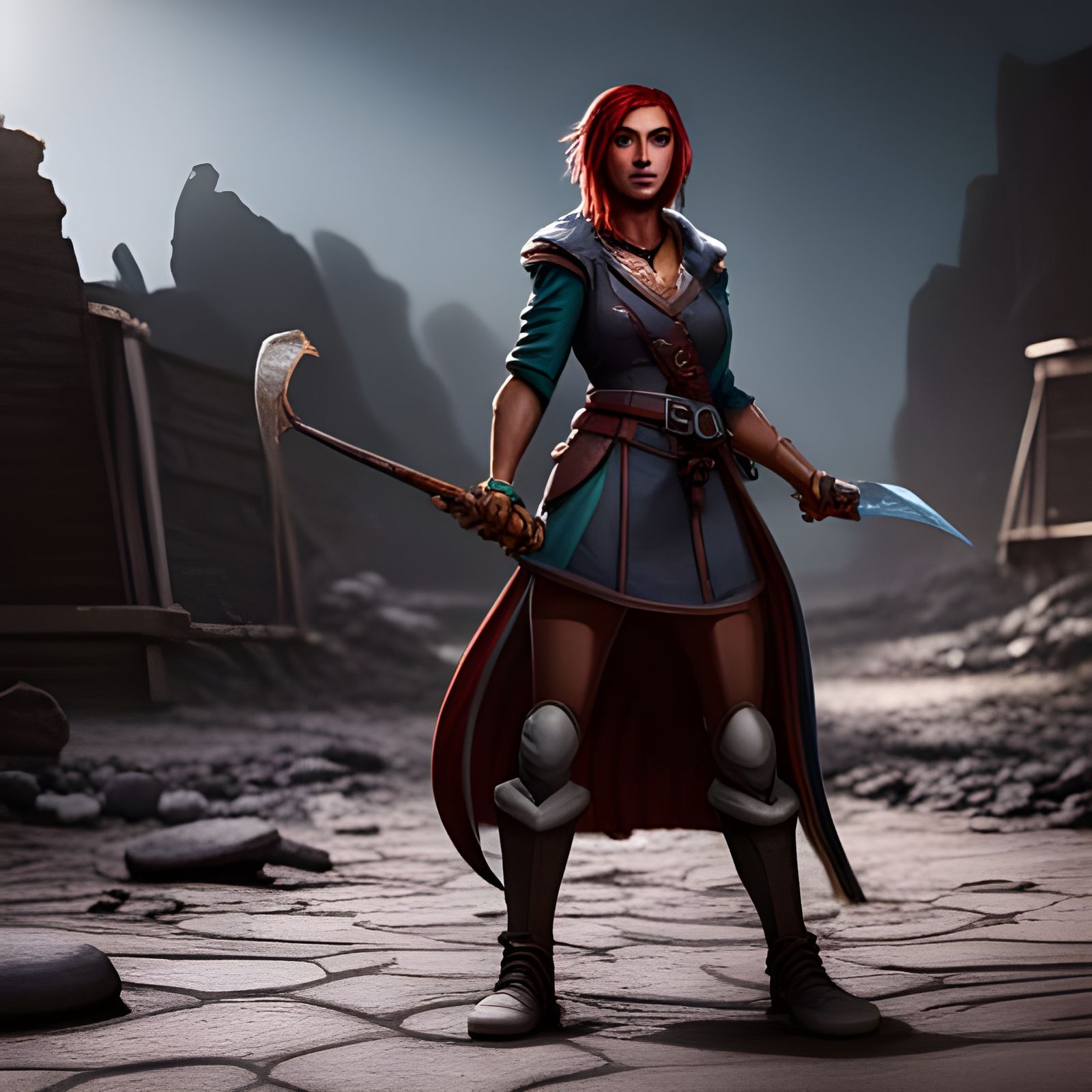 dungeons and dragons character female thief