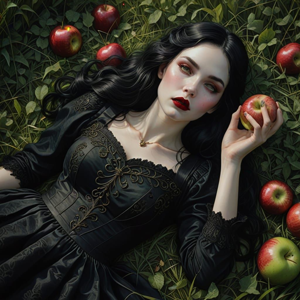 Ethereal Gothic Beauty in Dark Fantasy Art