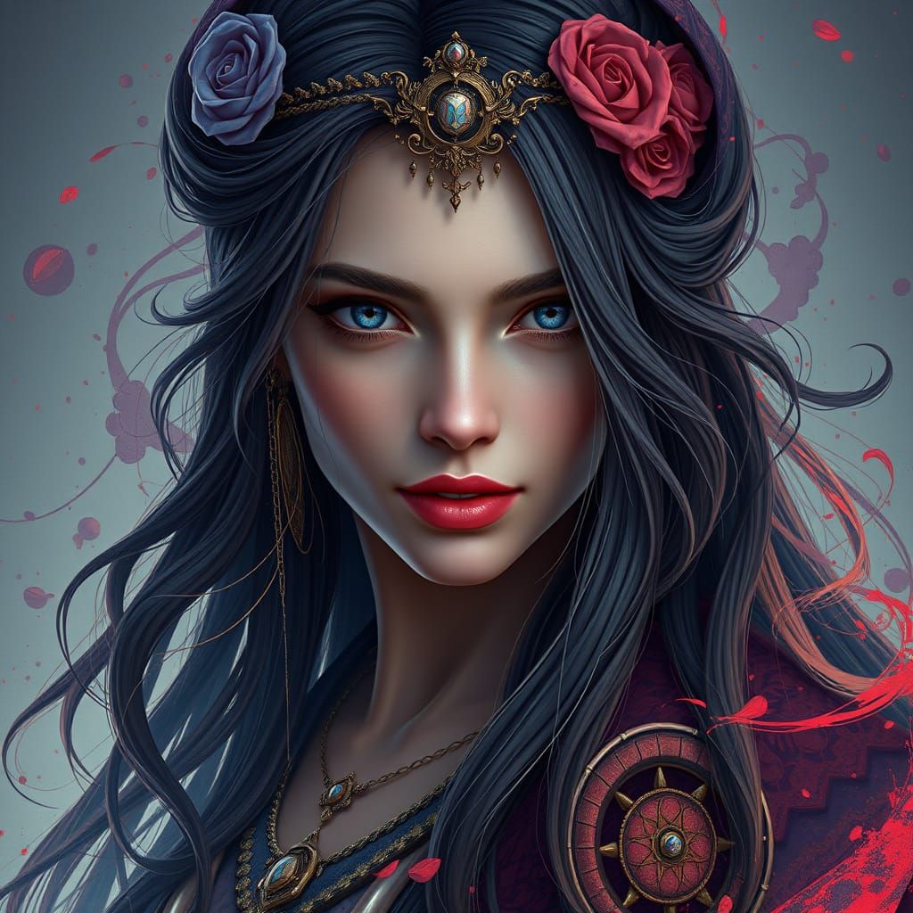 Ethereal Beauty in Fantastical Landscape