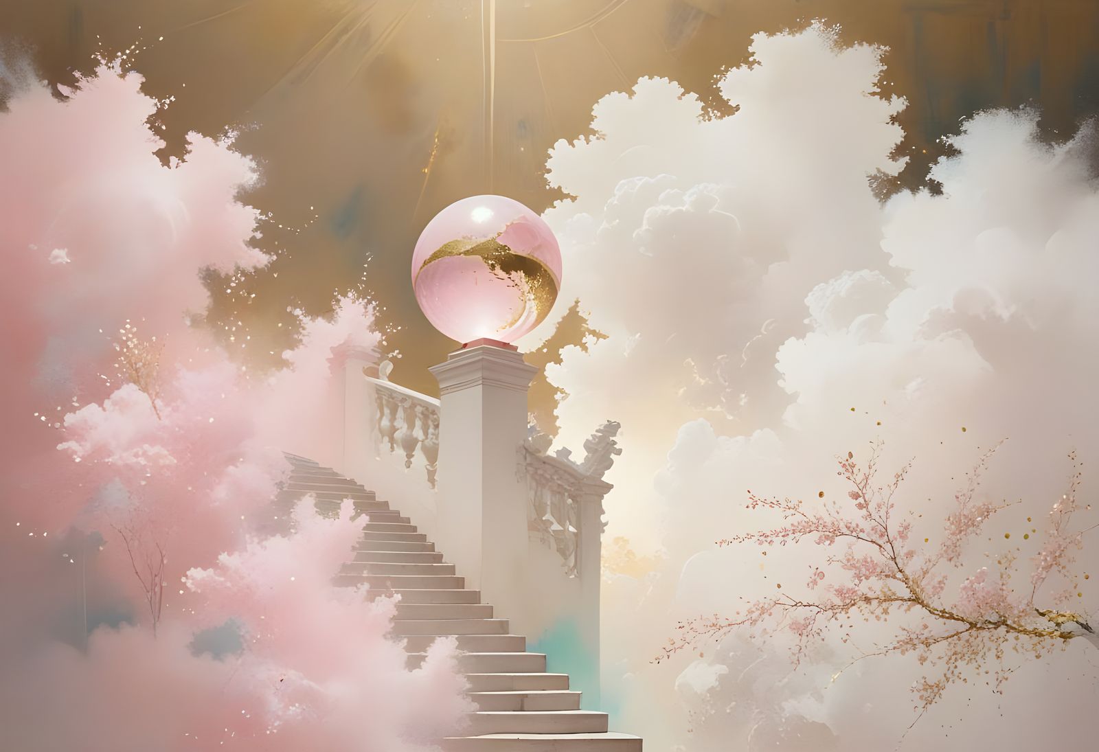 Stairway to Heaven in Shadow-Light Effect