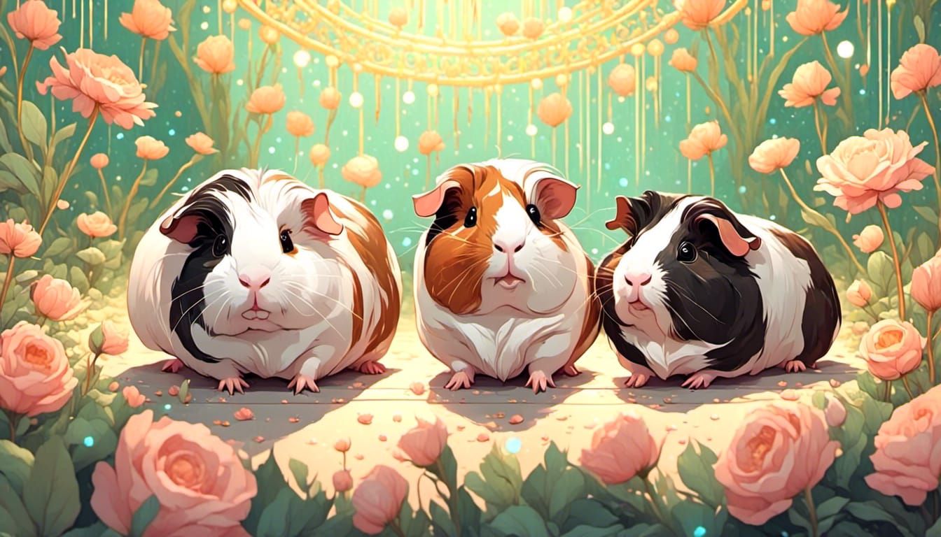 prize winning guinea pigs