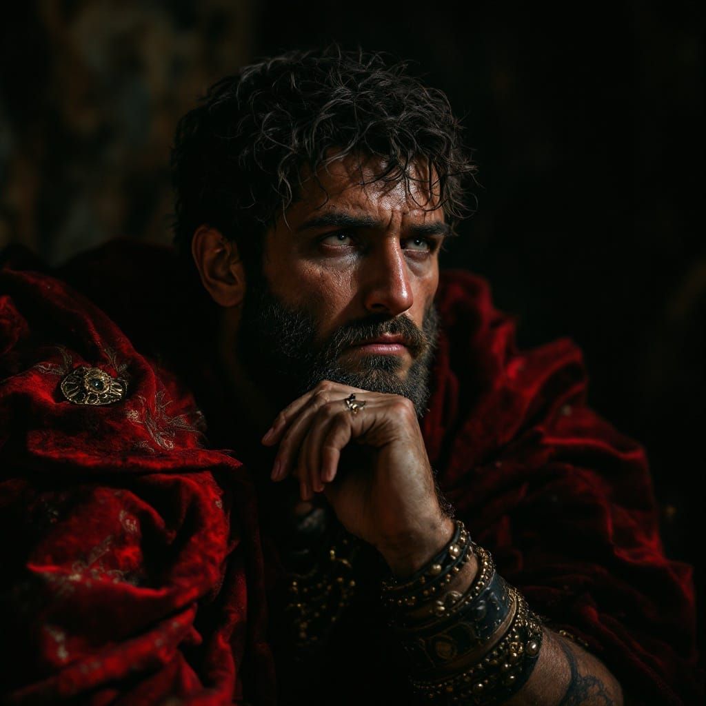 Nero Portrait in Baroque Style with Cinematic Lighting