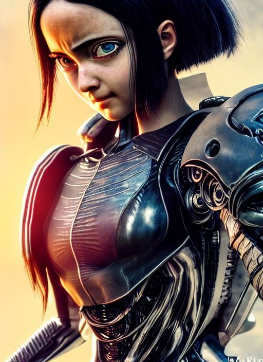 Photorealistic Alita: Battle Angel Cosplay in 8k