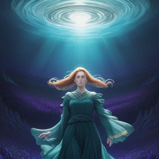 Ethereal Opera Singer Enchants in Anime-Inspired Portrait