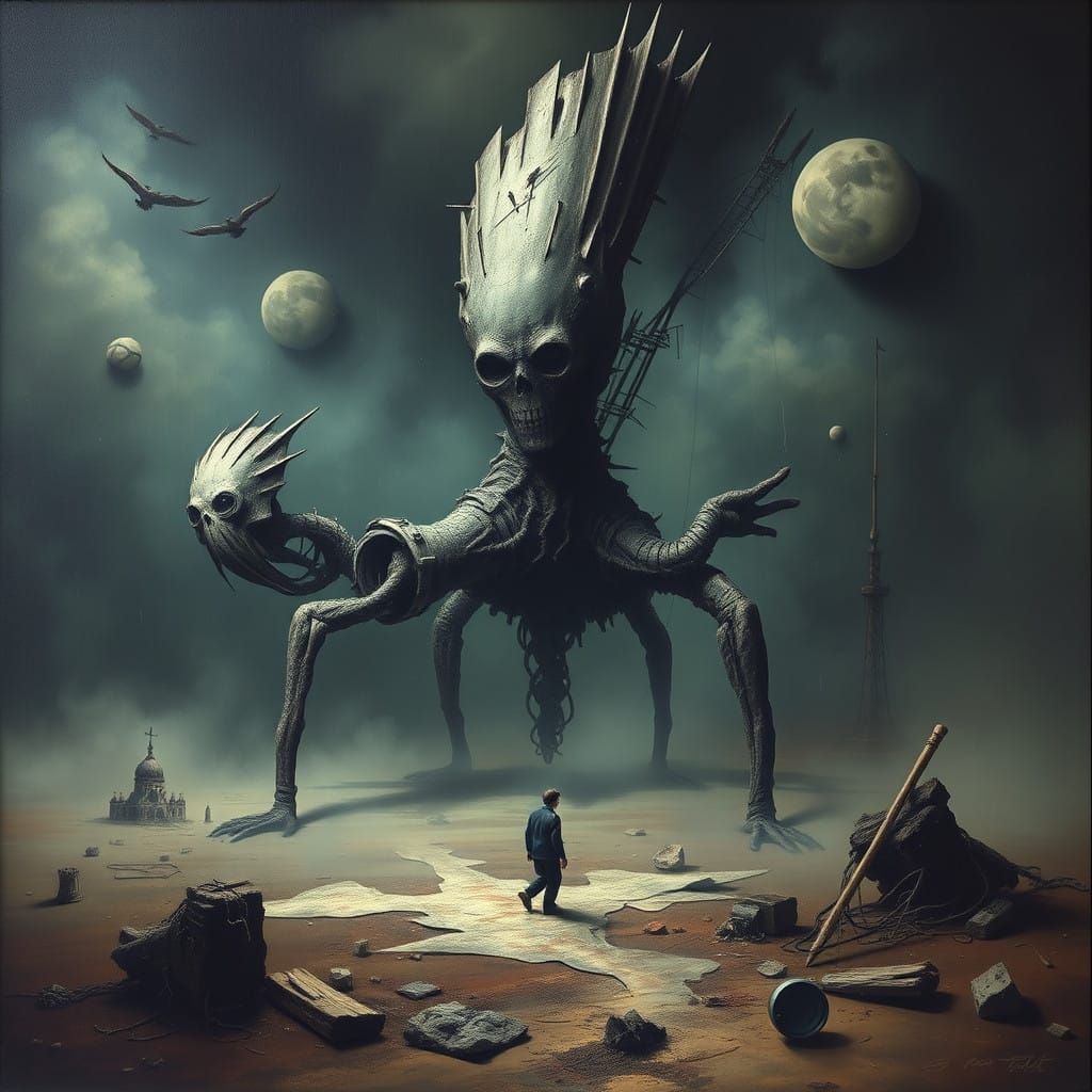 Disjointed Shadows in a Fragmented Dreamscape