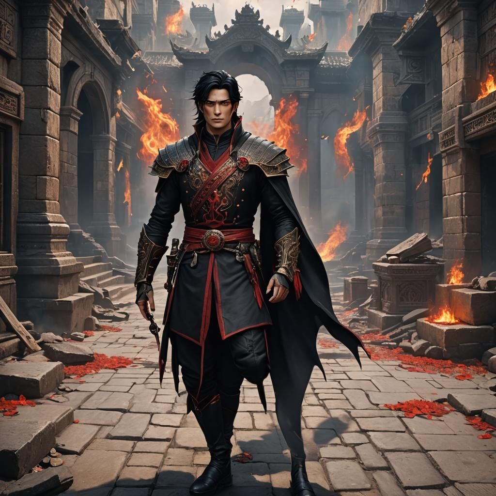 Lord of Fire Kingdom: Fantasy Concept Art