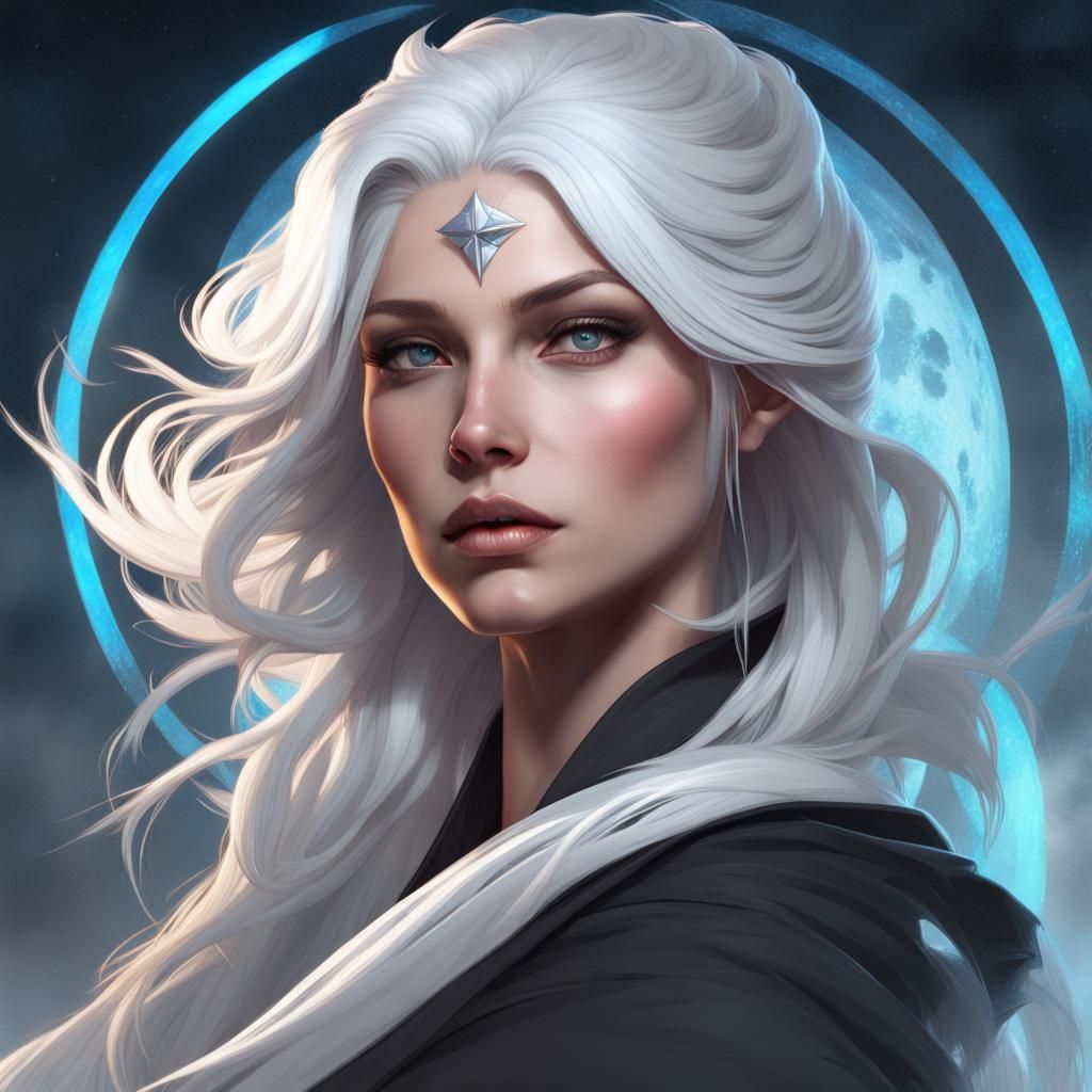 Ice Goddess of the Moon in a Star Wars Universe
