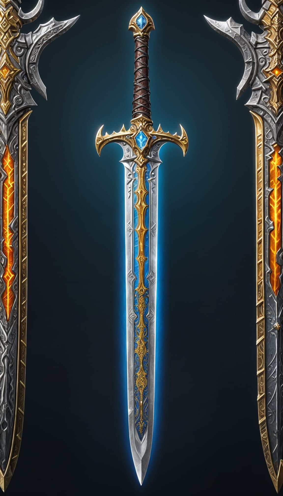 Detailed Warcraft Style Sword: Lightbringer
