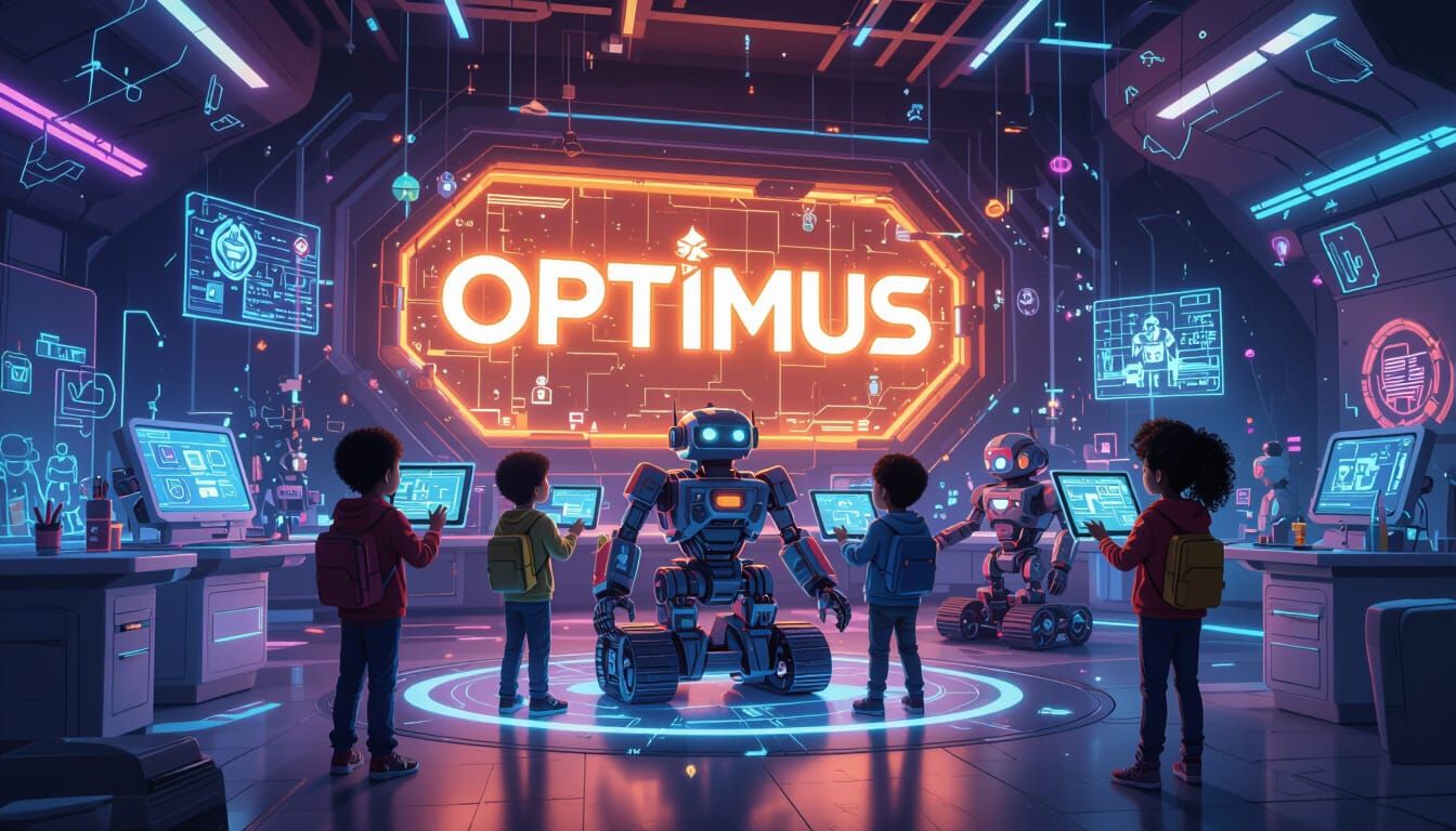 Children Build Robots in Futuristic Learning Space