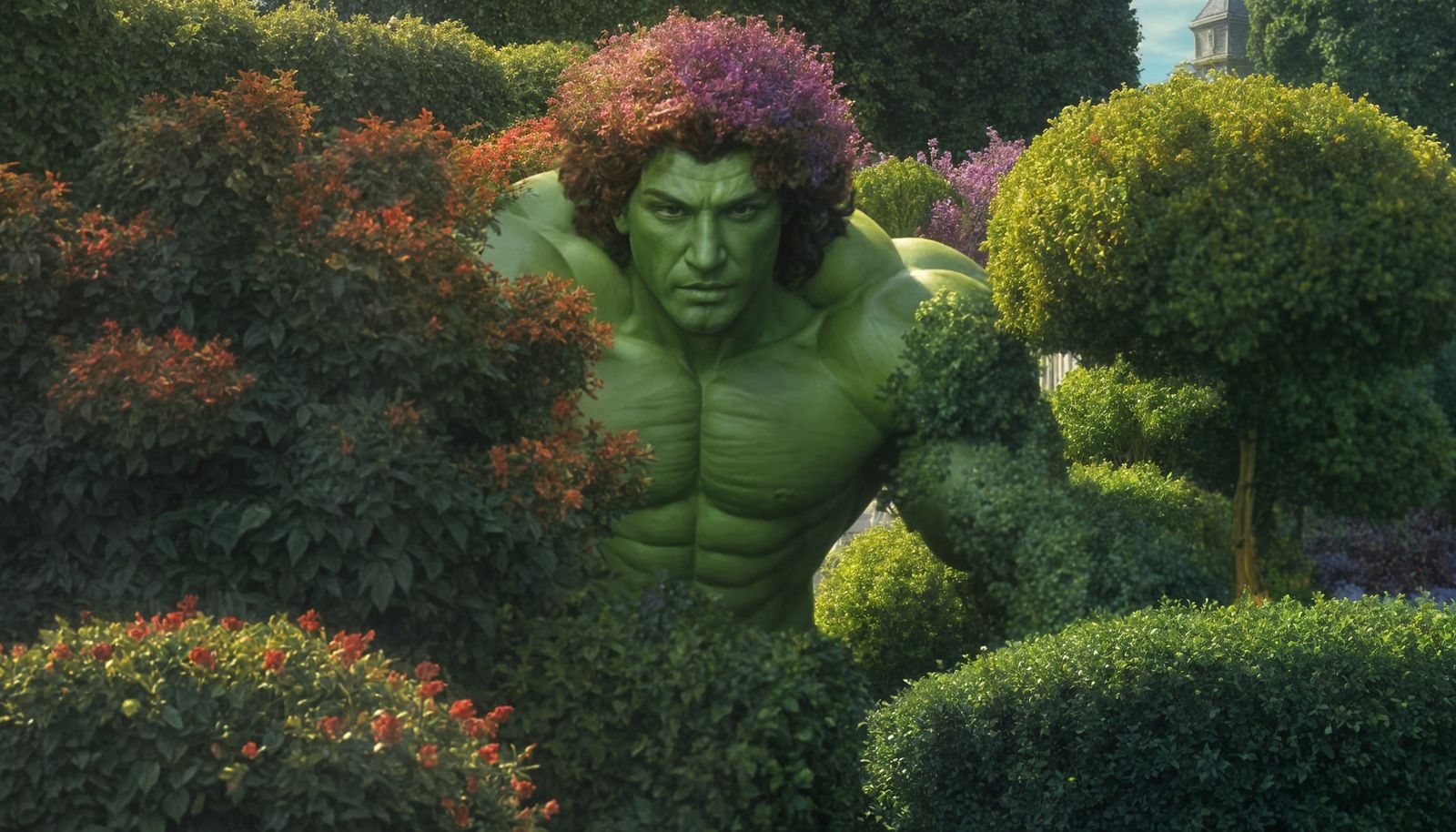 Enchanted Garden: Topiary Men in Fantasy Style