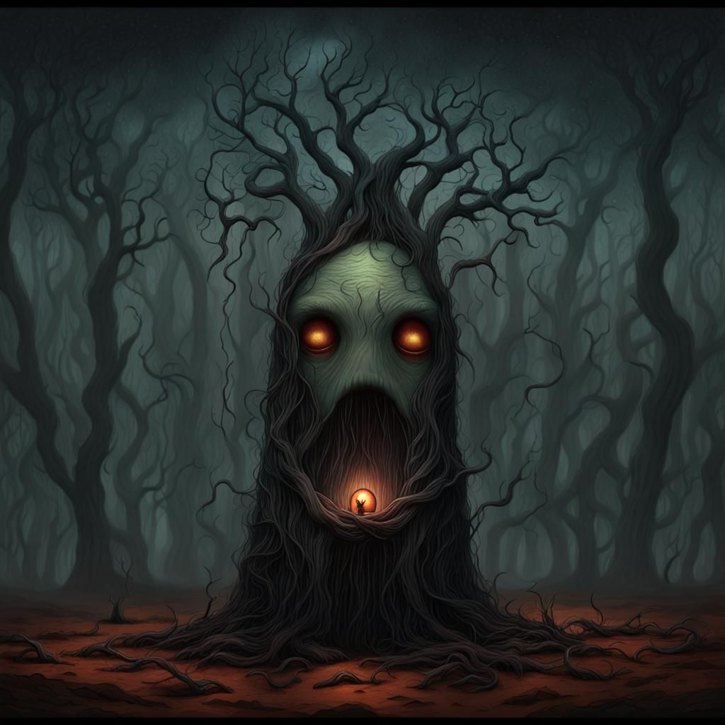 Dark Fantasy Art: Expression of Anguish and Despair