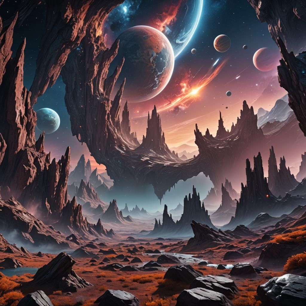 Space: The Final Frontier in Detailed Matte Painting