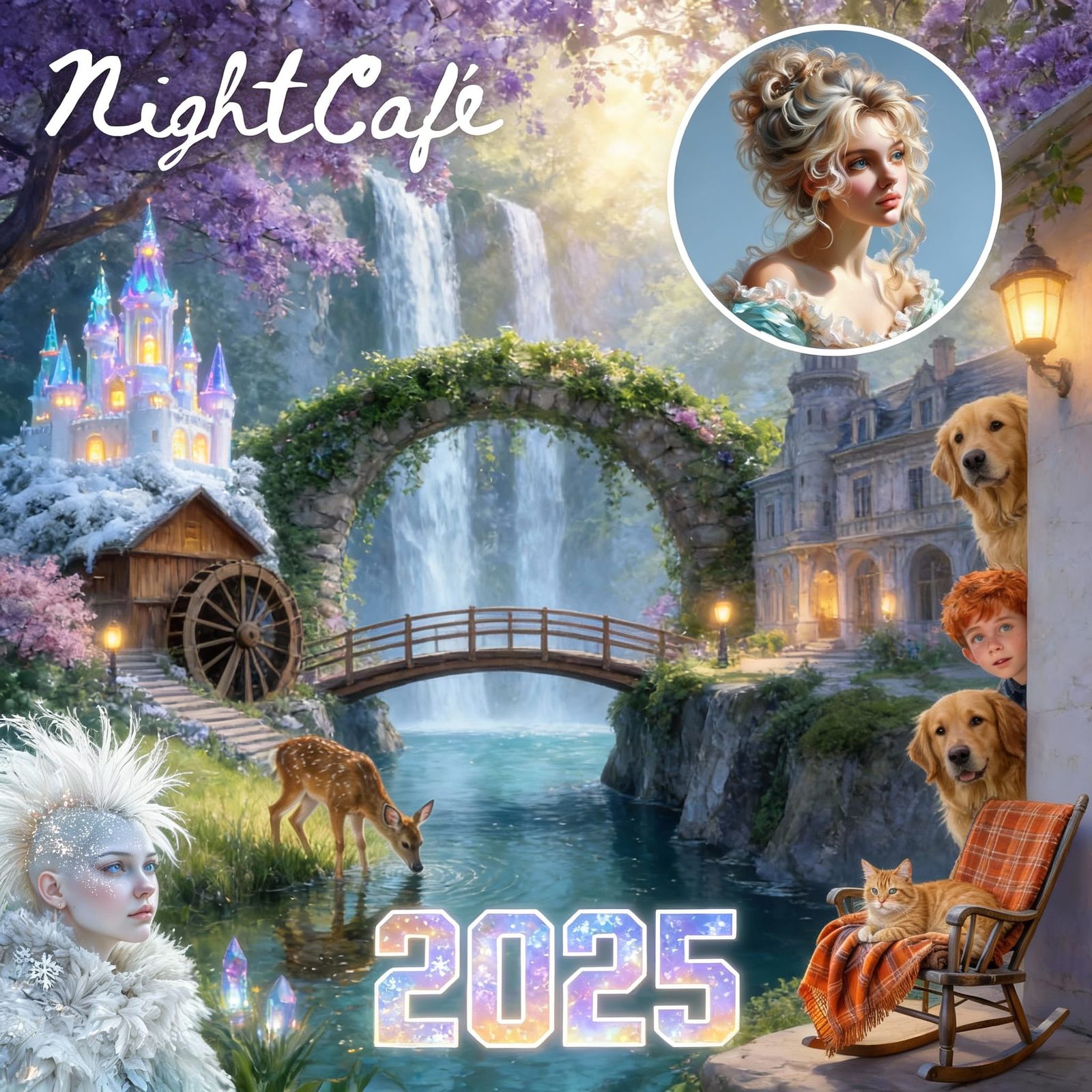 AI Art Collage: A Year in Review