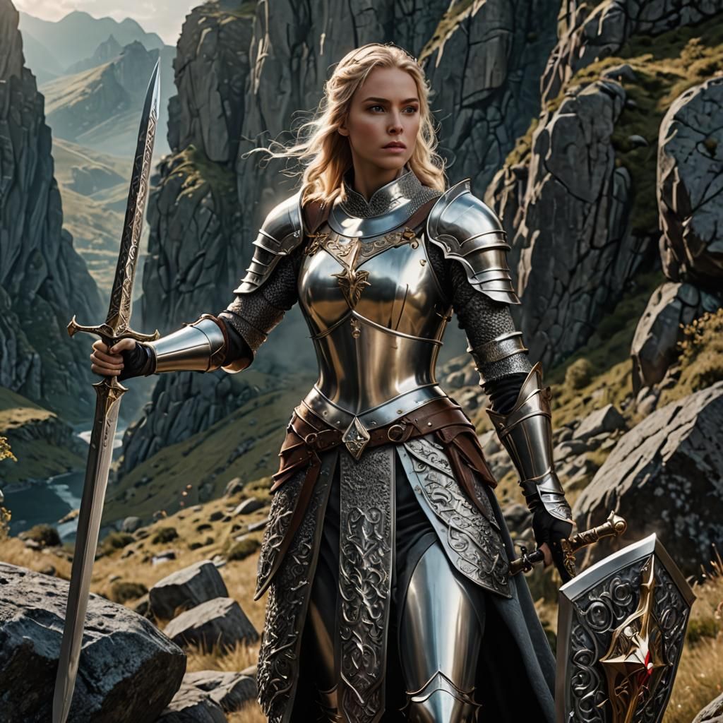 Lady walking through the Valley of Death...