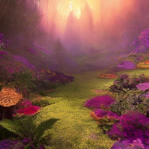 Mystical Portal Concept Art in Ethereal Environment