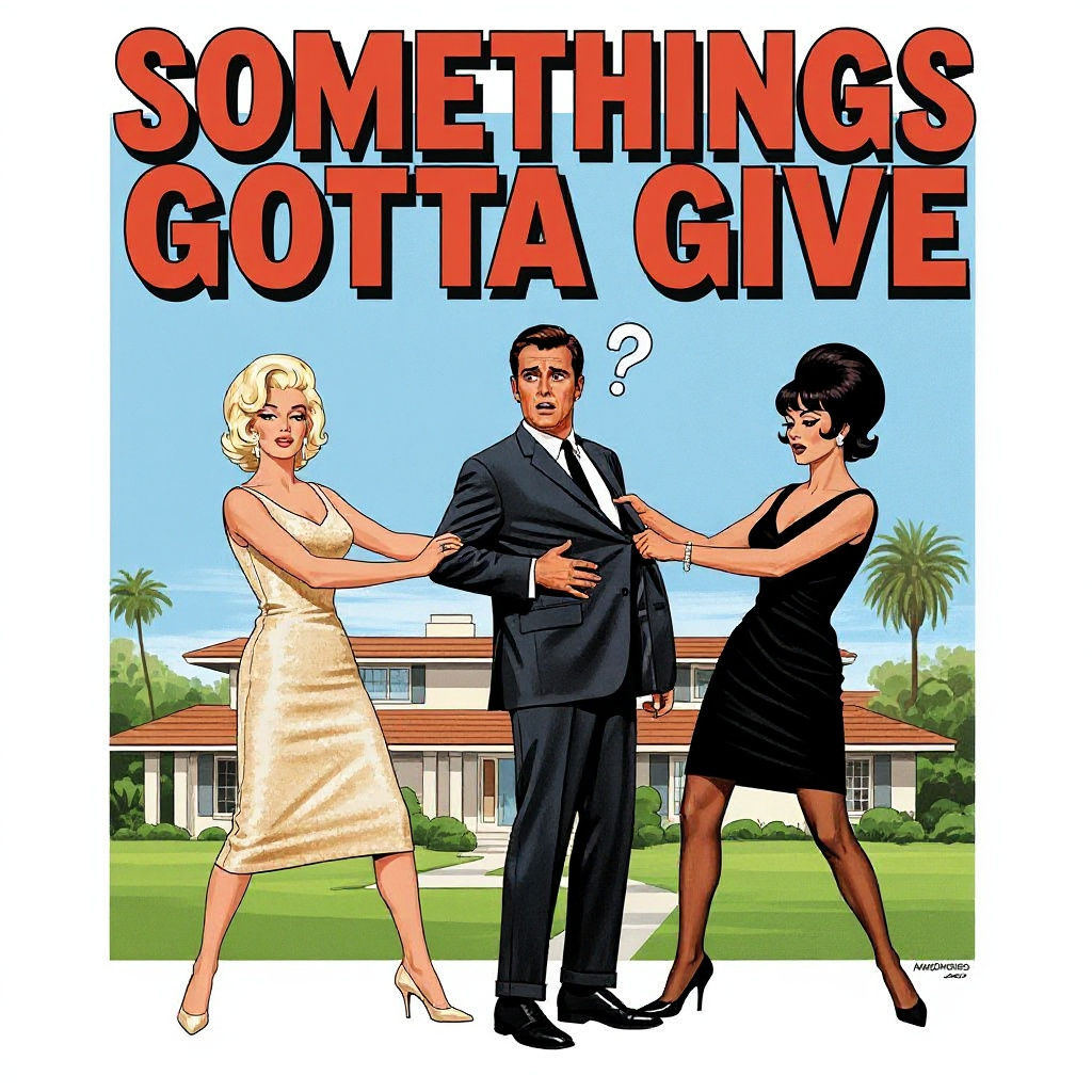 Vintage Movie Poster: Somethings Gotta Give