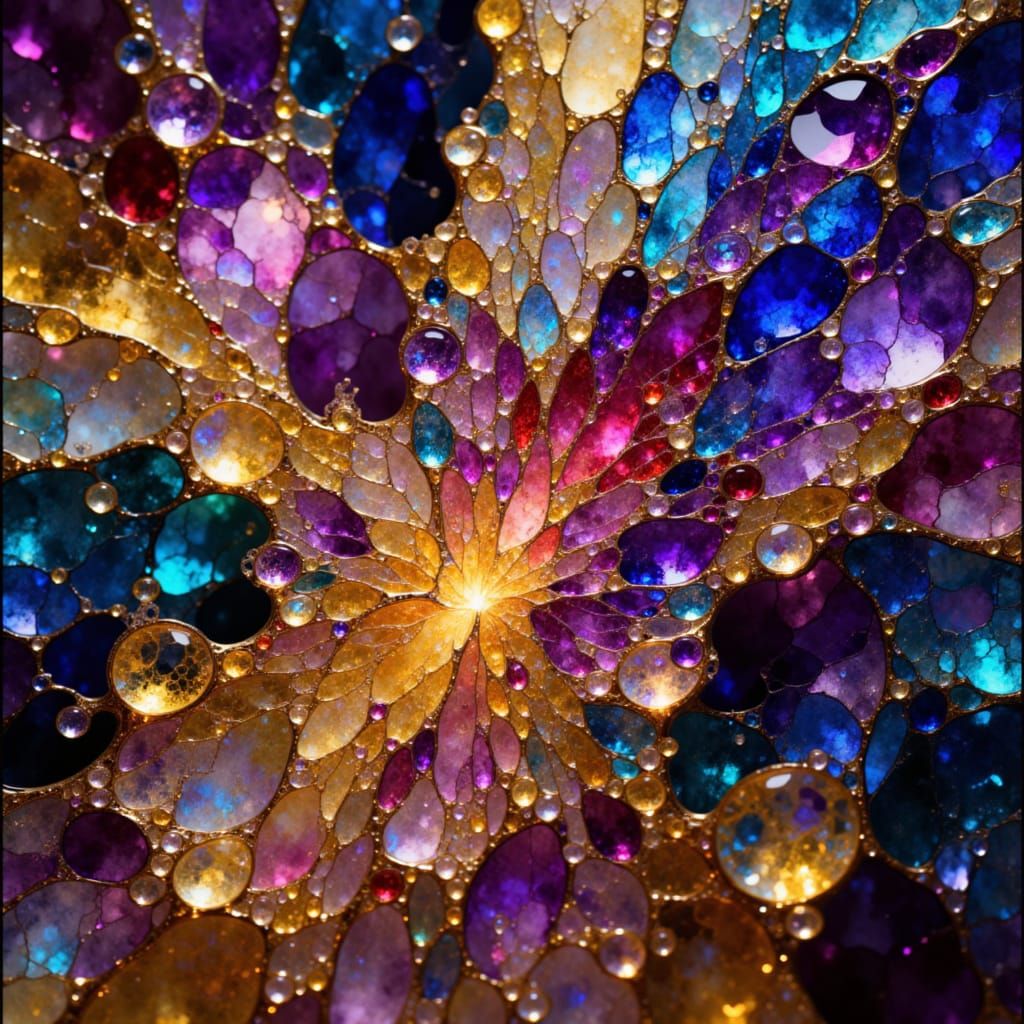 Diamond Sparkle and Glass Animal Hybrid Creatures