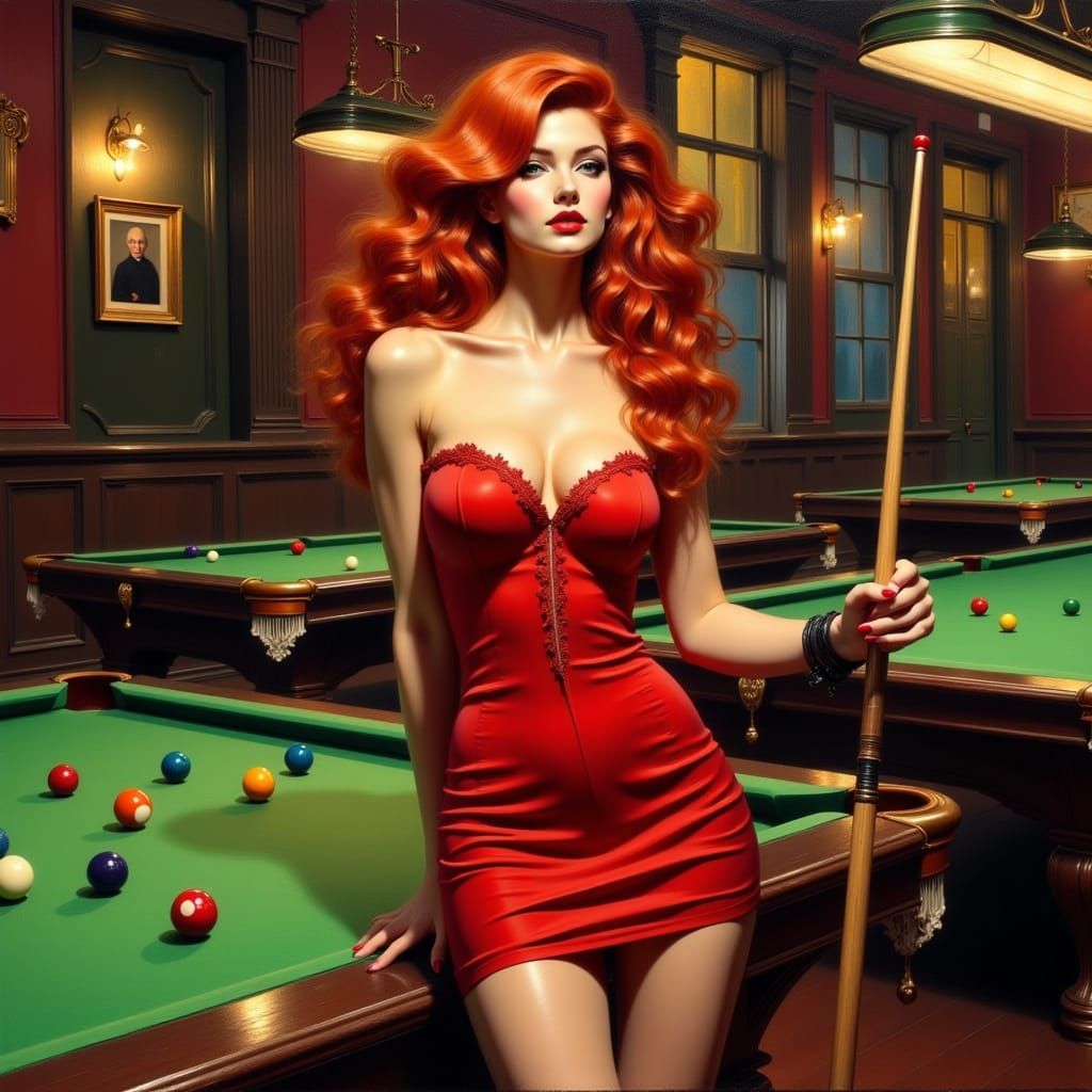 Elegant Woman in a Vibrant Autumn Landscape