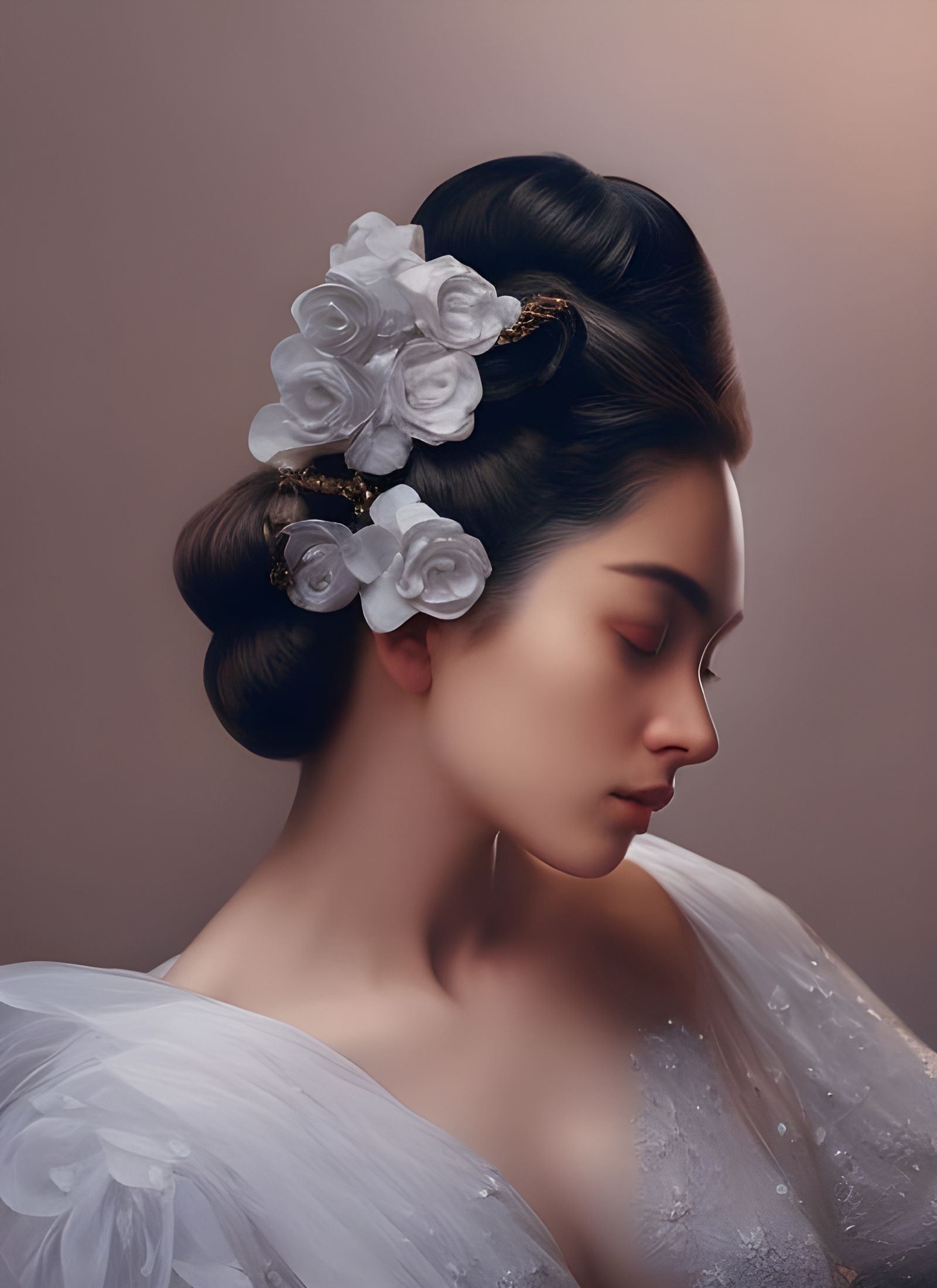 Hyperrealistic Portrait of People in their Sunday Best