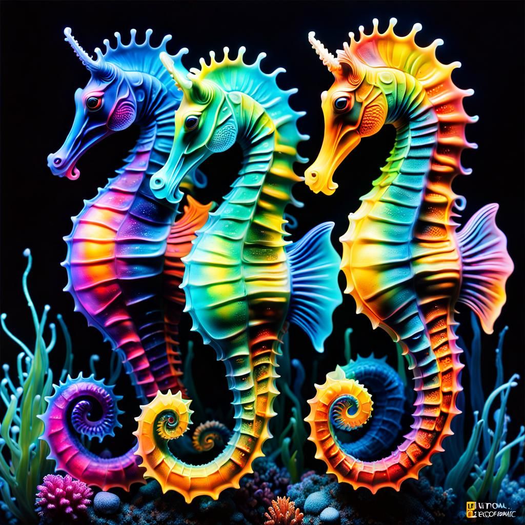 Bioluminescence of Seahorses