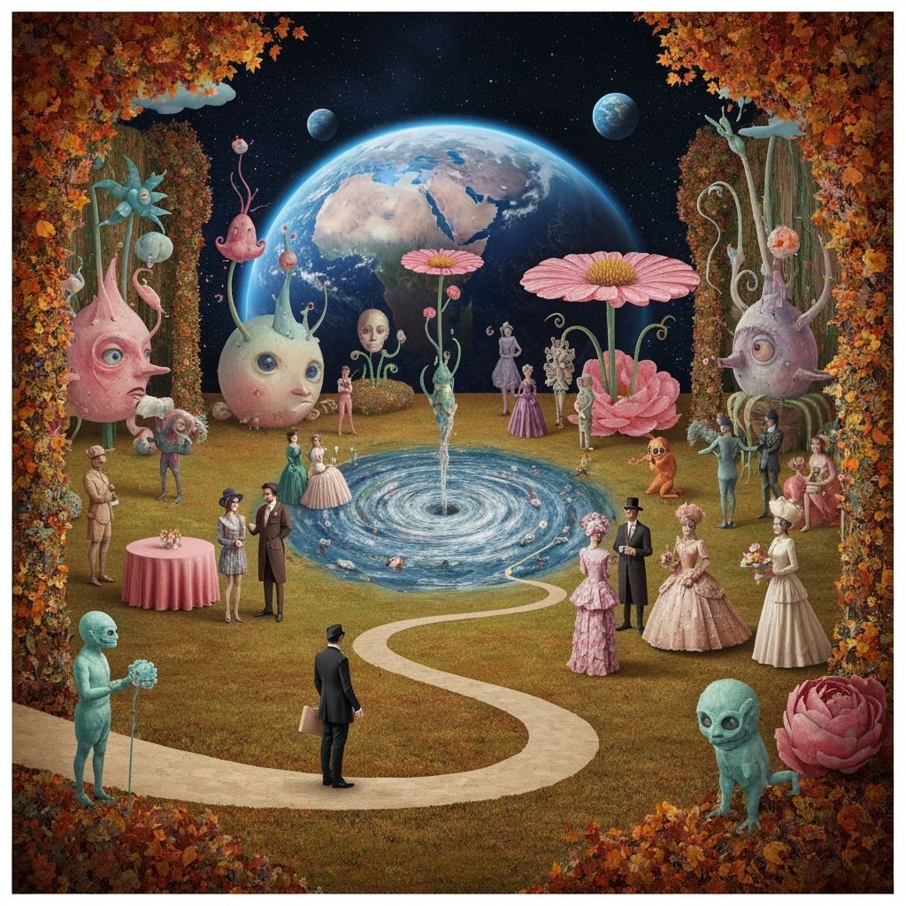 Surreal Earth Whirlpool: A Digital Masterpiece