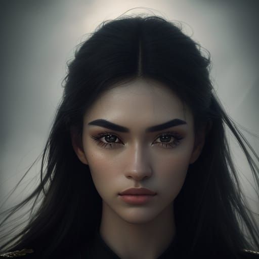 Hyper-Realistic Portrait of Beauty Girl Kianna