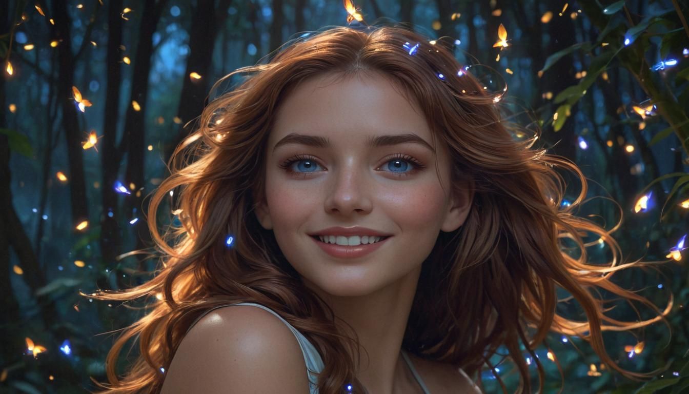 Surrounded by Fireflies