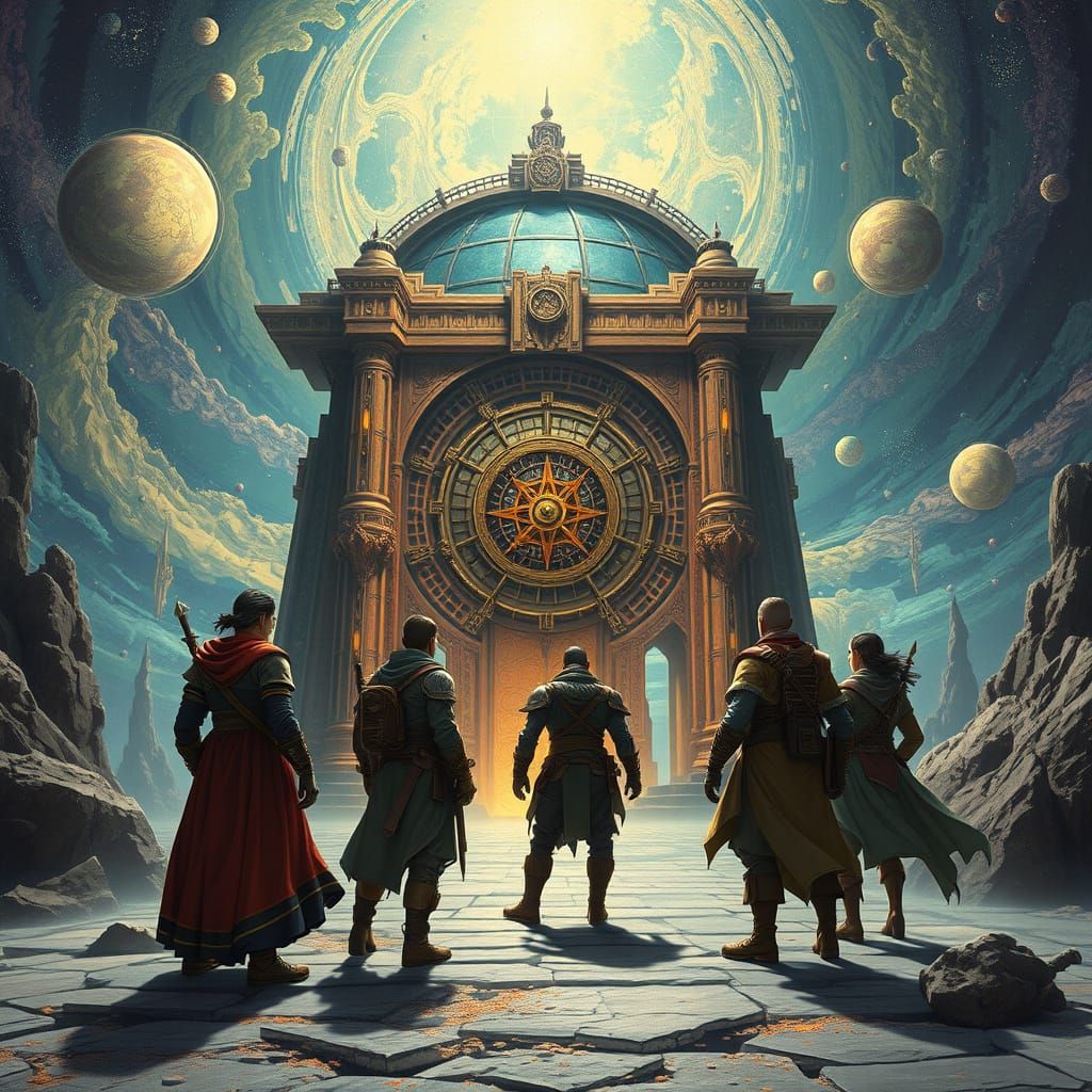 Epic Fantasy Heroes Ascend Trio Nefarious Spires in Cosmic C...