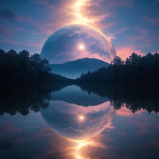 World Reflected Through Open Eye