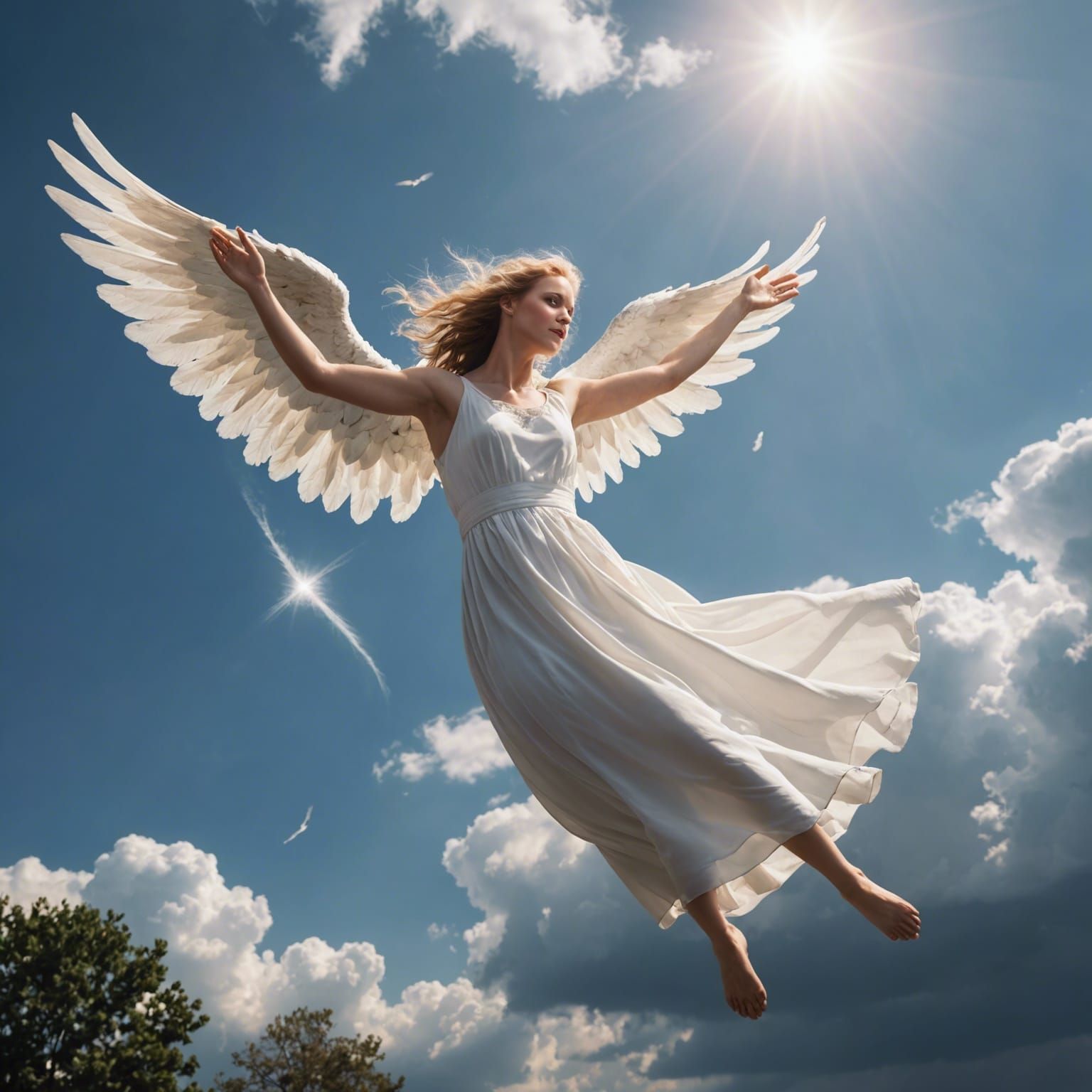 Angel Falling: A Digital Rendering of Loss