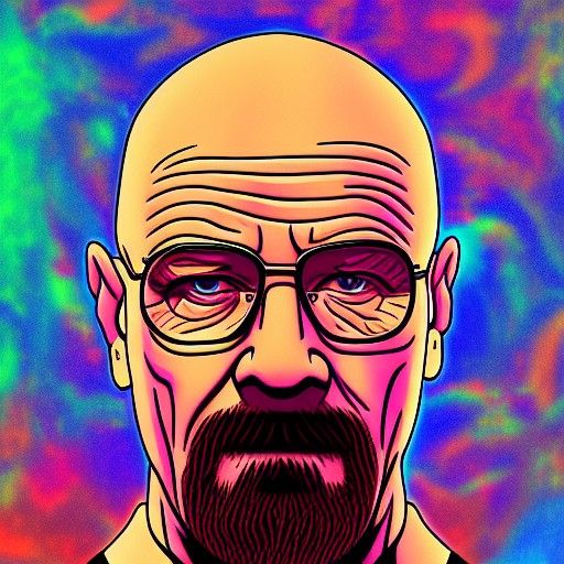 Breaking Bad: Holographic Cosmic Astral Illustration
